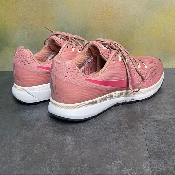 Nike Air Zoom Pegasus 34 Women's Pink Running Shoes Size 7.5 - Picture 9 of 16